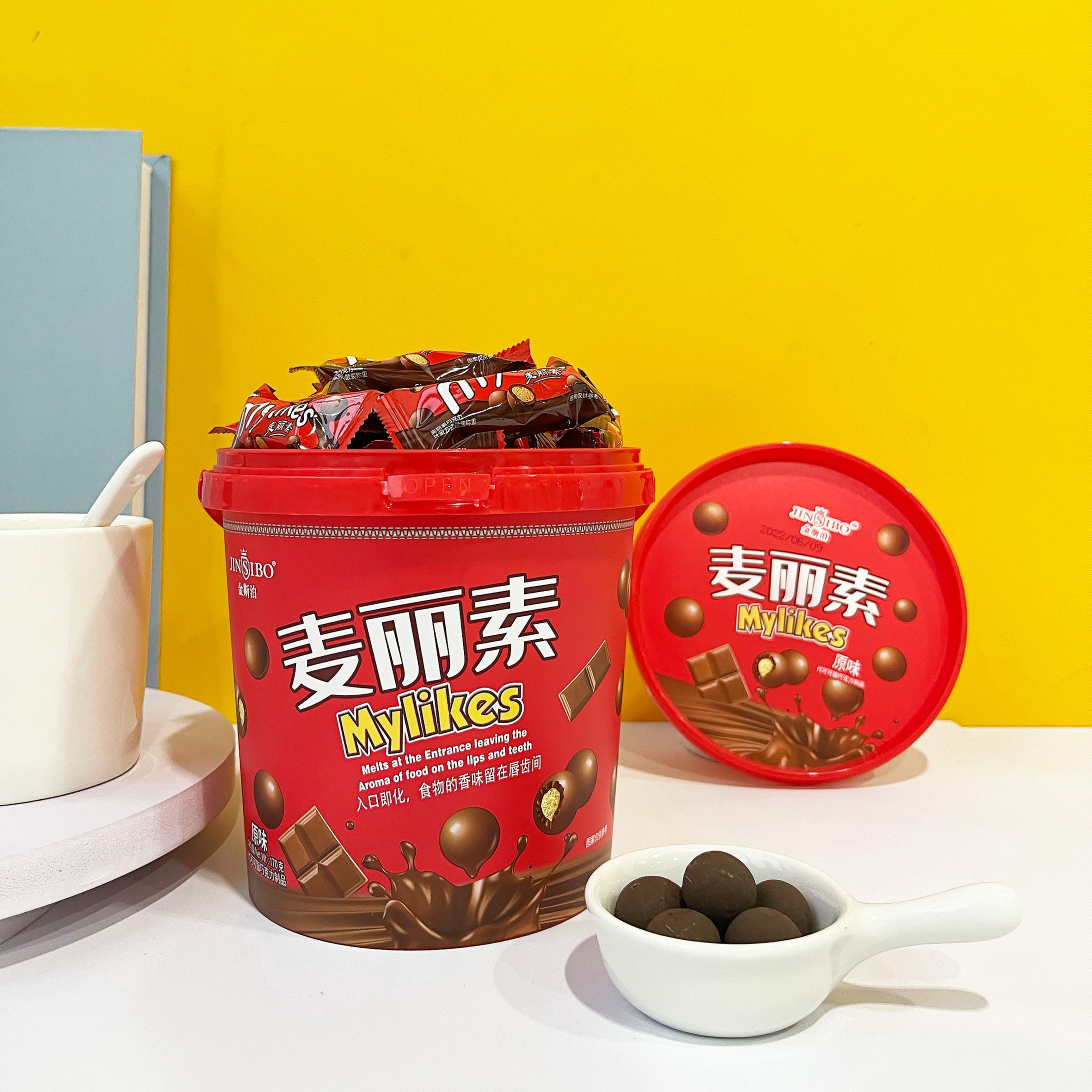 金斯泊麦丽素夹心巧克力罐装网红推荐怀旧零食休闲办公学习小零食