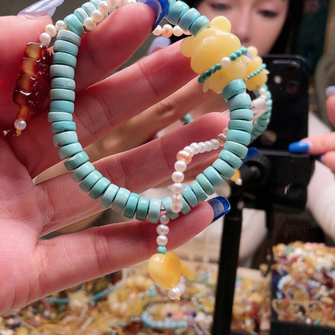 【闪购商品】琥珀手链未镶嵌