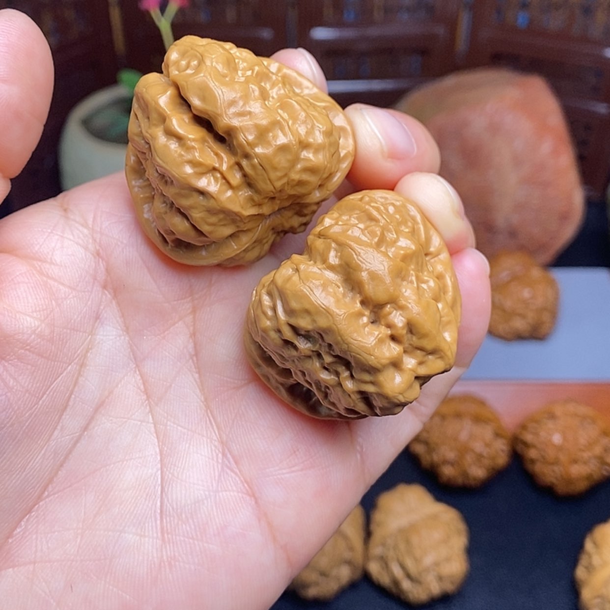 【闪购商品】文玩核桃把件十****?