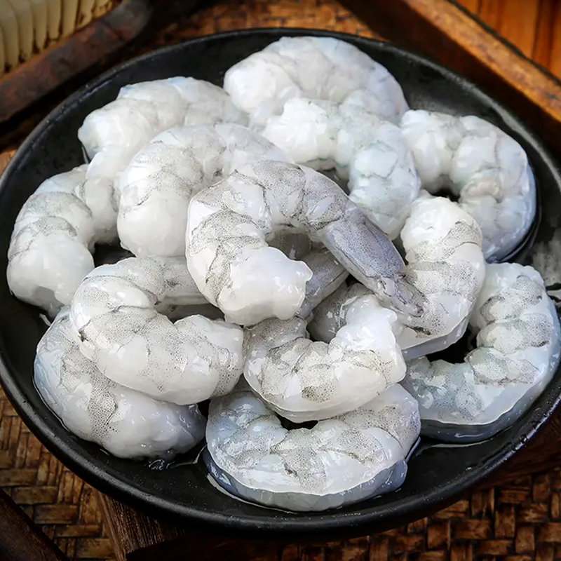 4斤4包新鲜手剥虾仁海虾开背去虾线速冻海鲜水产大青虾明虾白对虾