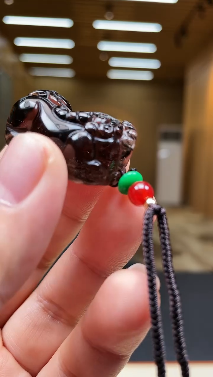 【闪购商品】黑曜岩吊坠(不含链)未镶嵌 多样性发货（只发一件）*X1