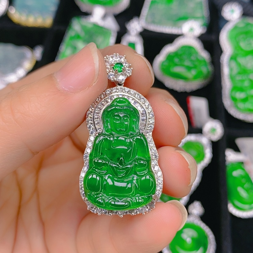 【闪购商品】翡翠颈饰银S925镶嵌