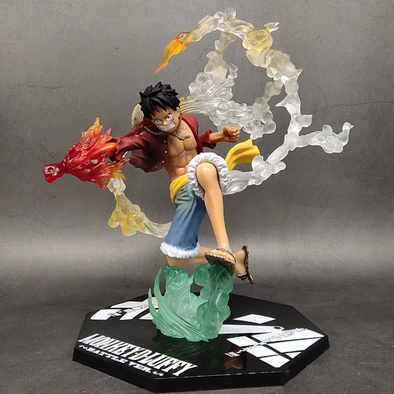 火拳路飞16CM 优质火焰特效 海贼王系列手办