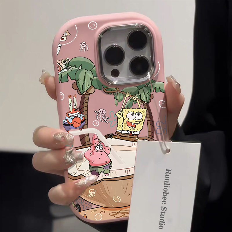 派大星派对iphone15苹果手机壳14promax金属13pro防摔12/11卡通xr