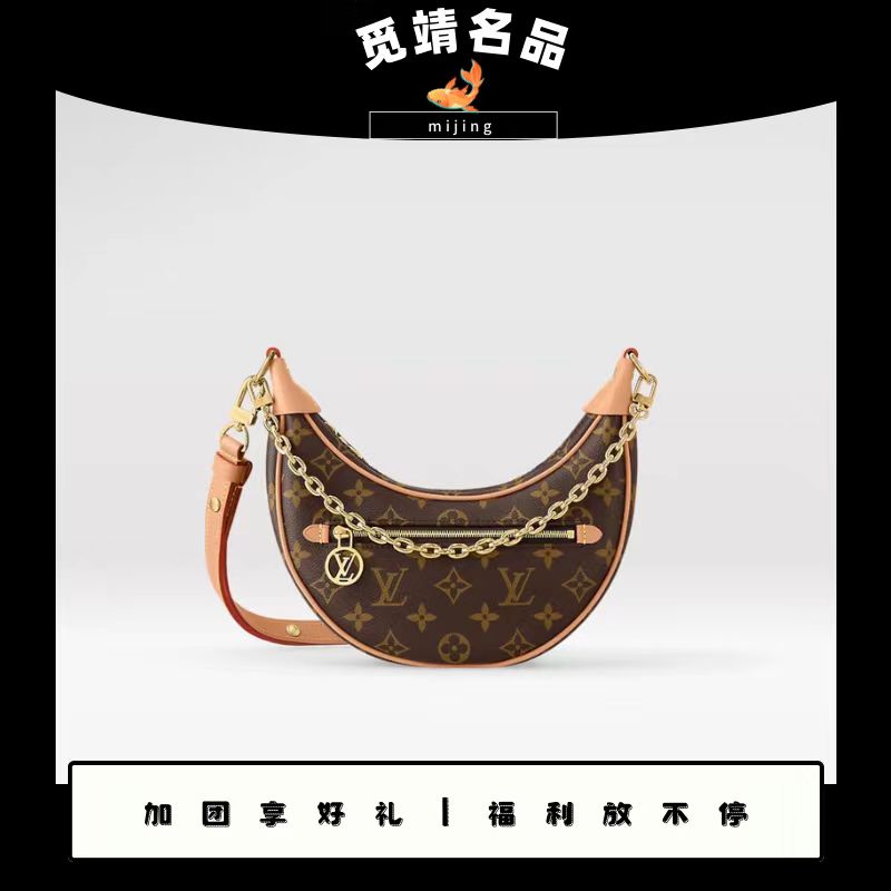 全新未使用 LouisVuitton/路易威登 经典老花 现代款 豌豆 单肩包
