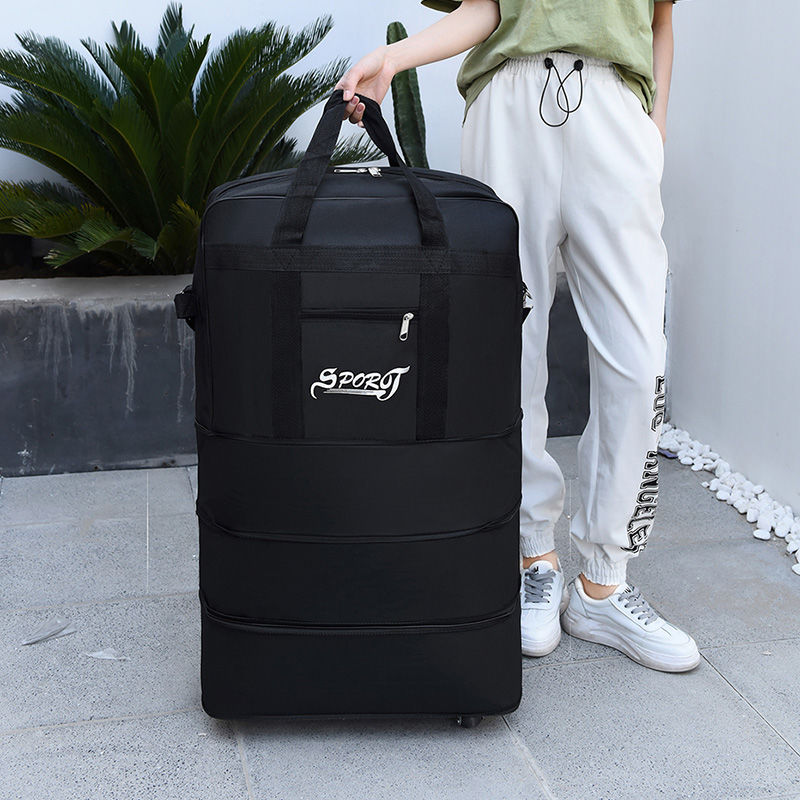 可背航空托运包大容量旅行袋航空旅行箱万向轮搬家折叠收纳行李包