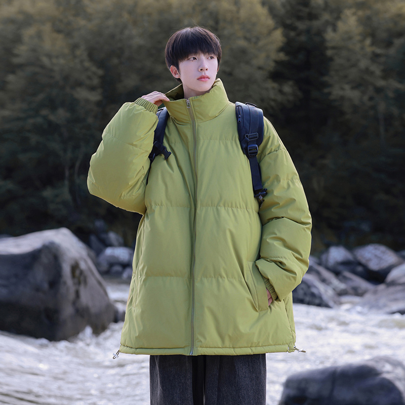 【小扬哥推荐】棉衣男装冬季新款棉服基础保暖宽松立领纯色外套多