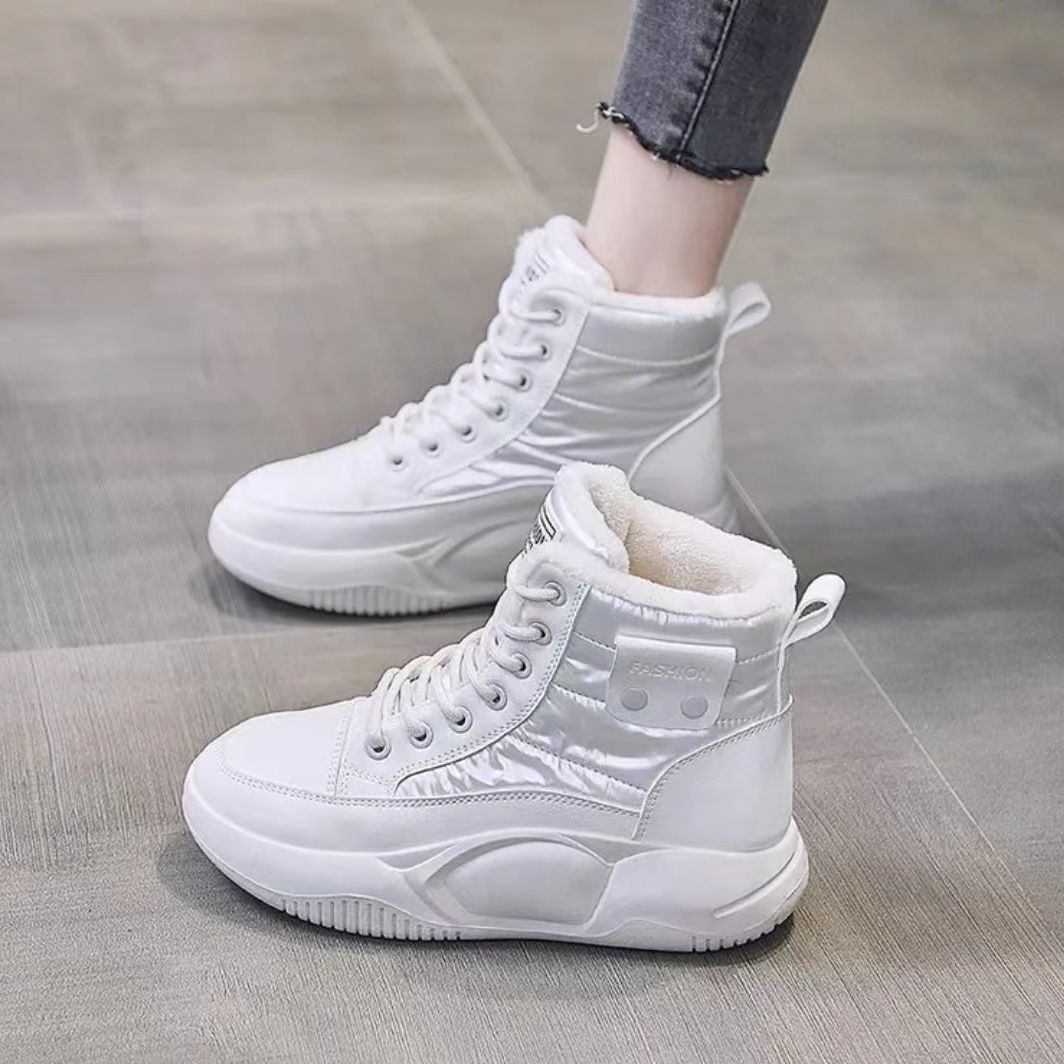 秋冬季回力休闲高帮鞋女鞋秋季百搭软底百搭时尚潮流韩版运动鞋