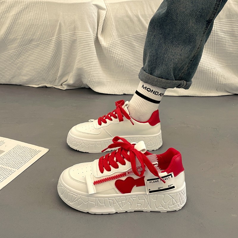 春夏季回力休闲爆款厚底小白鞋增高板鞋低帮小众百搭跑步运动鞋女