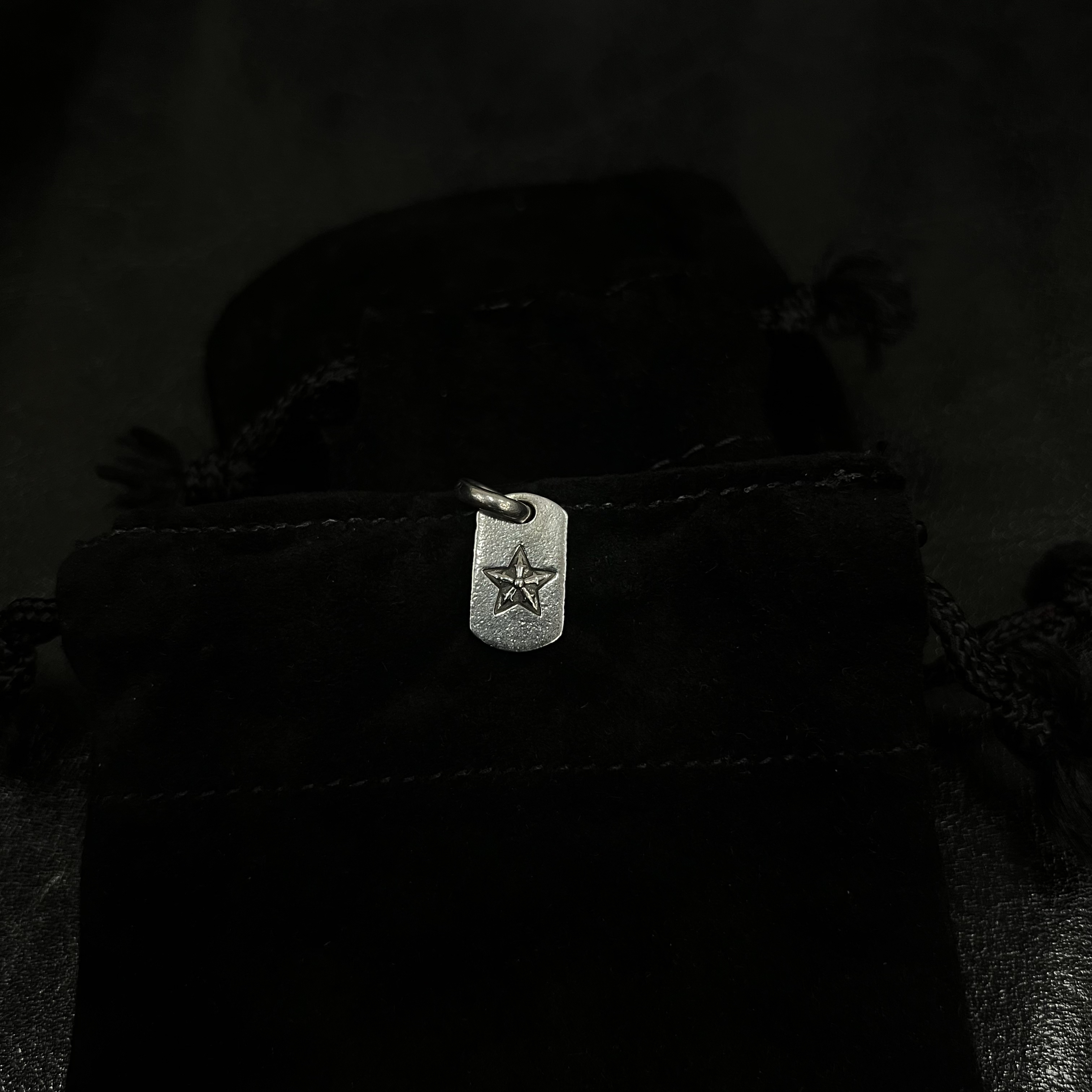 Chrome Hearts 克罗心 六芒星军牌吊坠 小号/95新/无配件