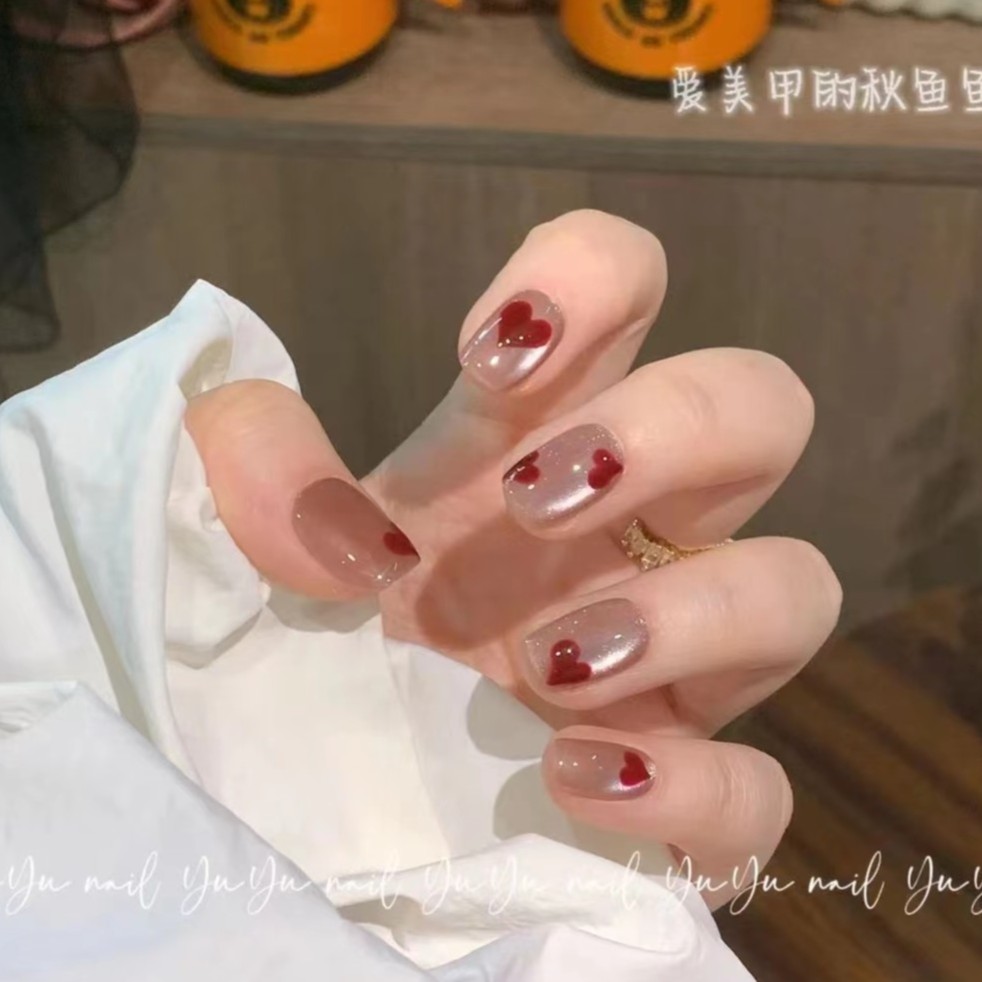 甜心猫眼穿戴美甲可拆卸反复使用少女感 30片全尺码发货