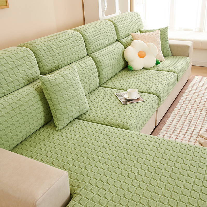简约现代防猫抓沙发套罩全包防滑坐垫四季通用沙发笠盖布巾