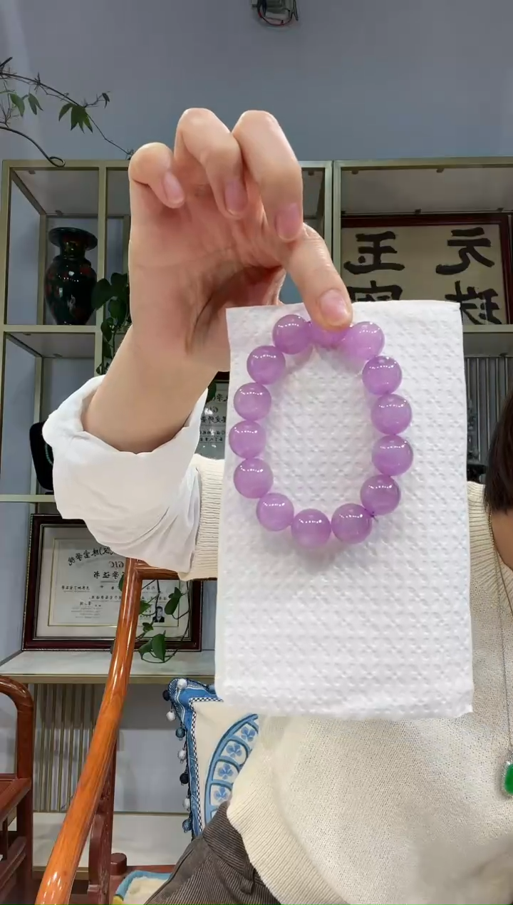 【闪购商品】锂辉石手串未镶嵌锂辉石 手串14mm