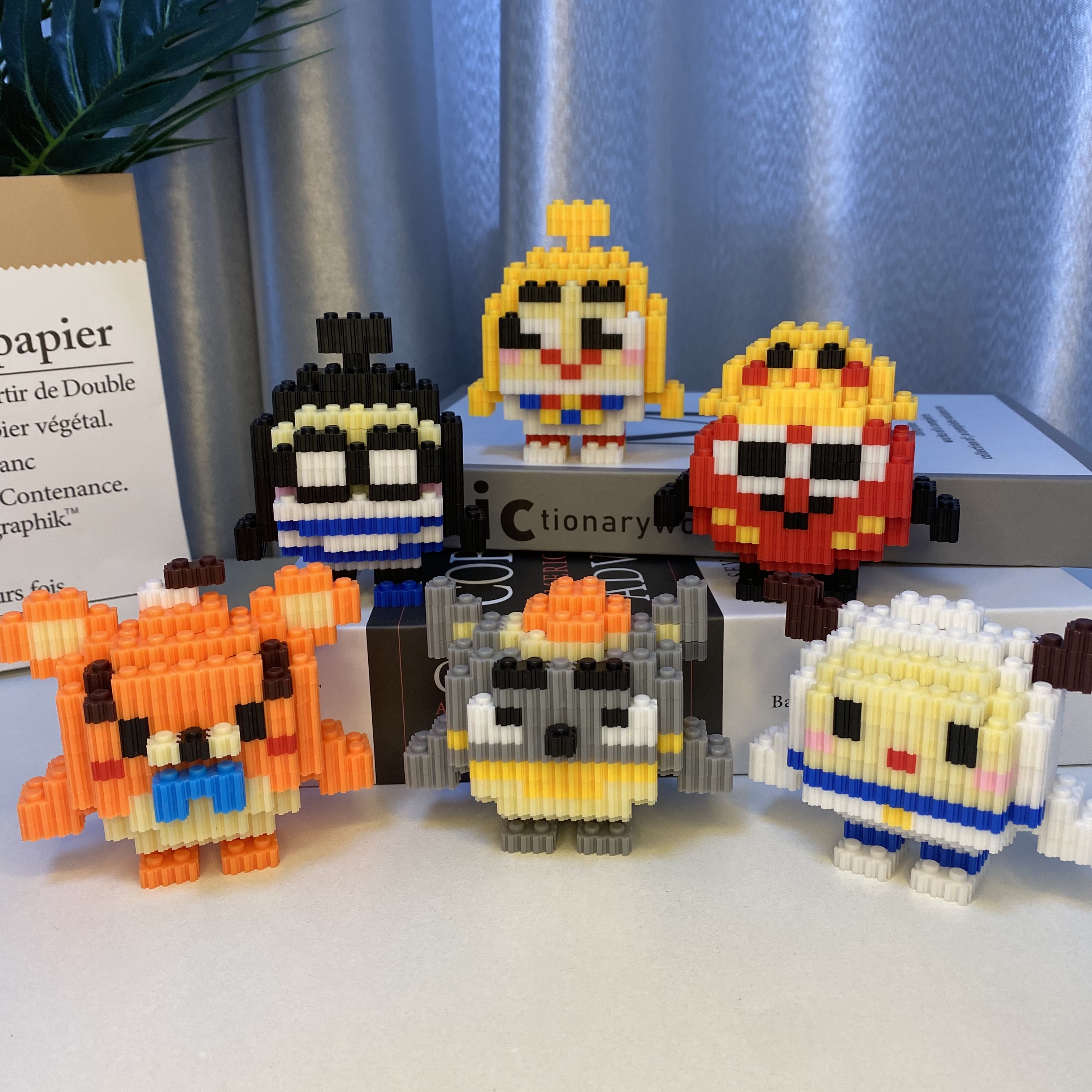 （趣味款）蛋仔系列积木好看精细男女孩动手益智开发玩具立体拼图