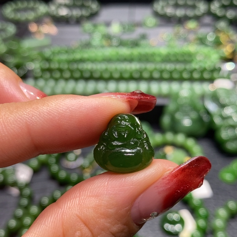 【闪购商品】和田玉（碧玉）1未镶嵌我**梦