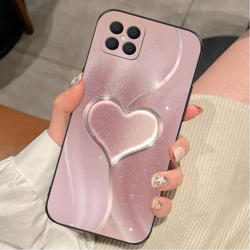 华为nzones7pro+手机壳HUAWEINZONES7PRO+硅胶玫瑰渐变爱心女款防
