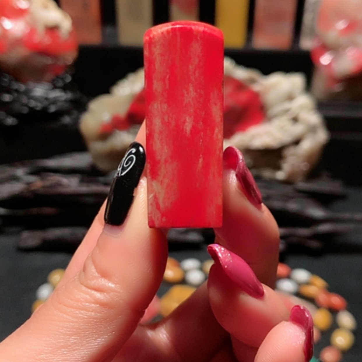 【闪购商品】昌化鸡血石向*葵