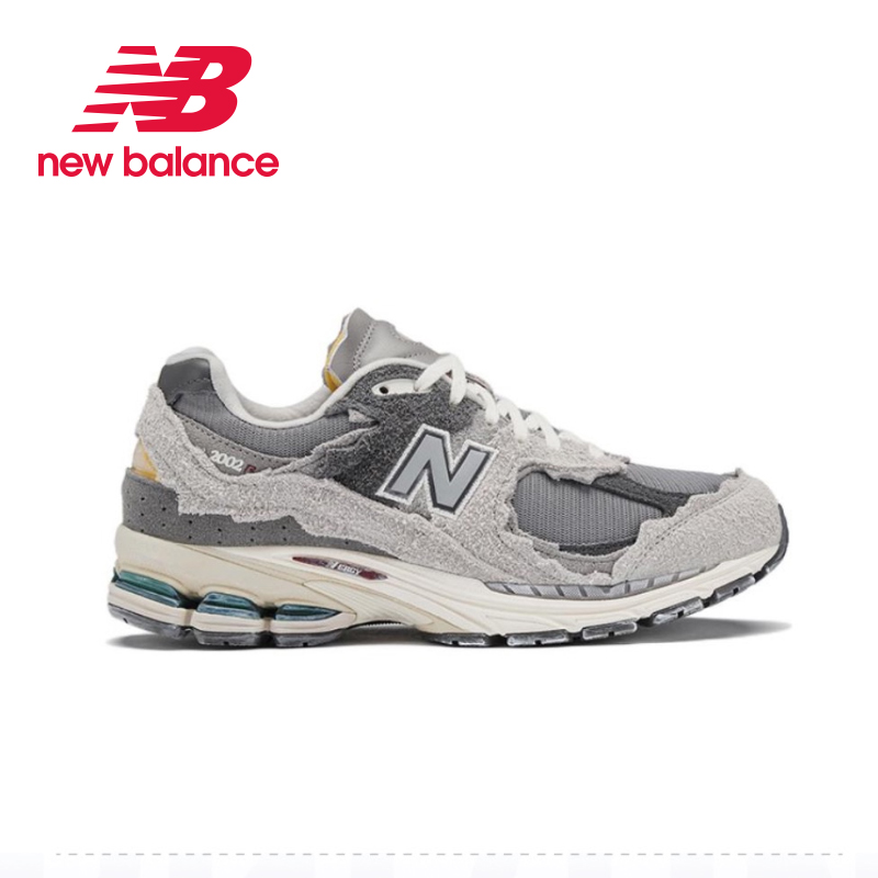 New Balance 2002R经典百搭低帮复古跑步鞋男女款云雨灰M2002RDA_运动