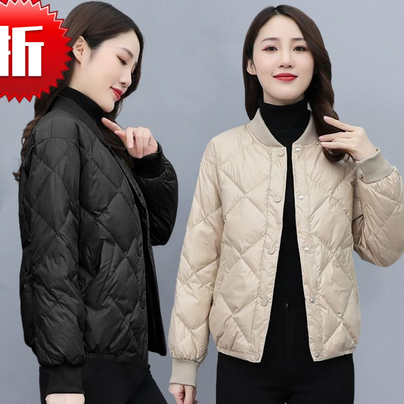 波司登小款棉衣女2023韩版宽松显瘦矮个子轻薄羽绒棉服短装时尚冬