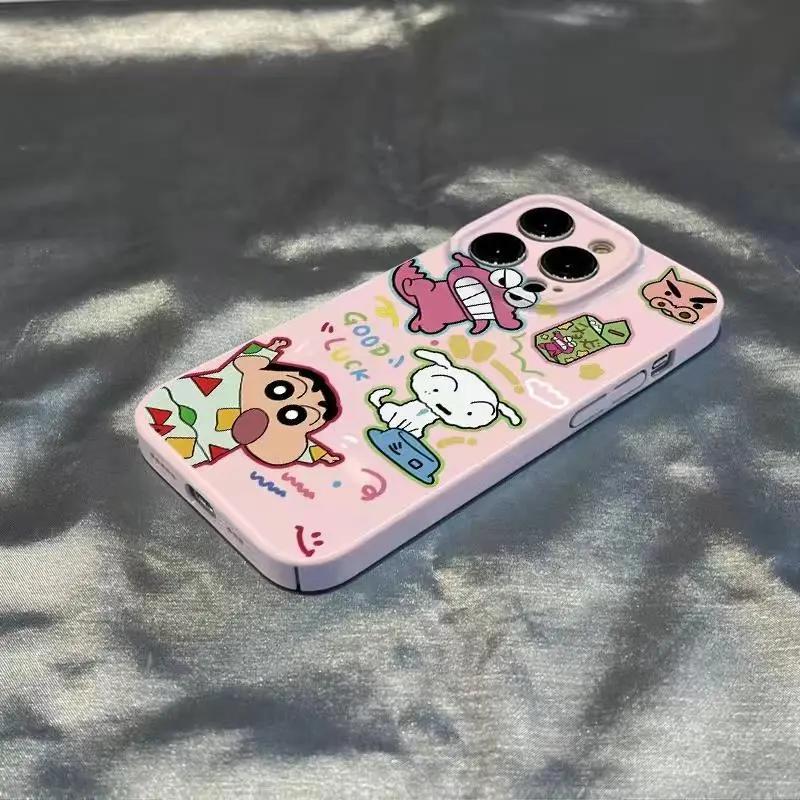 靓壳睡衣蜡笔小新苹果14菲林壳iphone13promax1211手机壳xsxr硬78