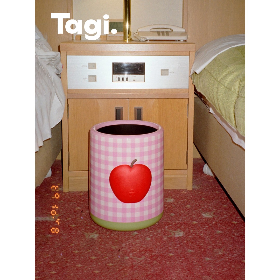 首饰盒/箱 01/15 Tagi.《i》想象鼓鼓苹果家用大容量双层分离收纳筒