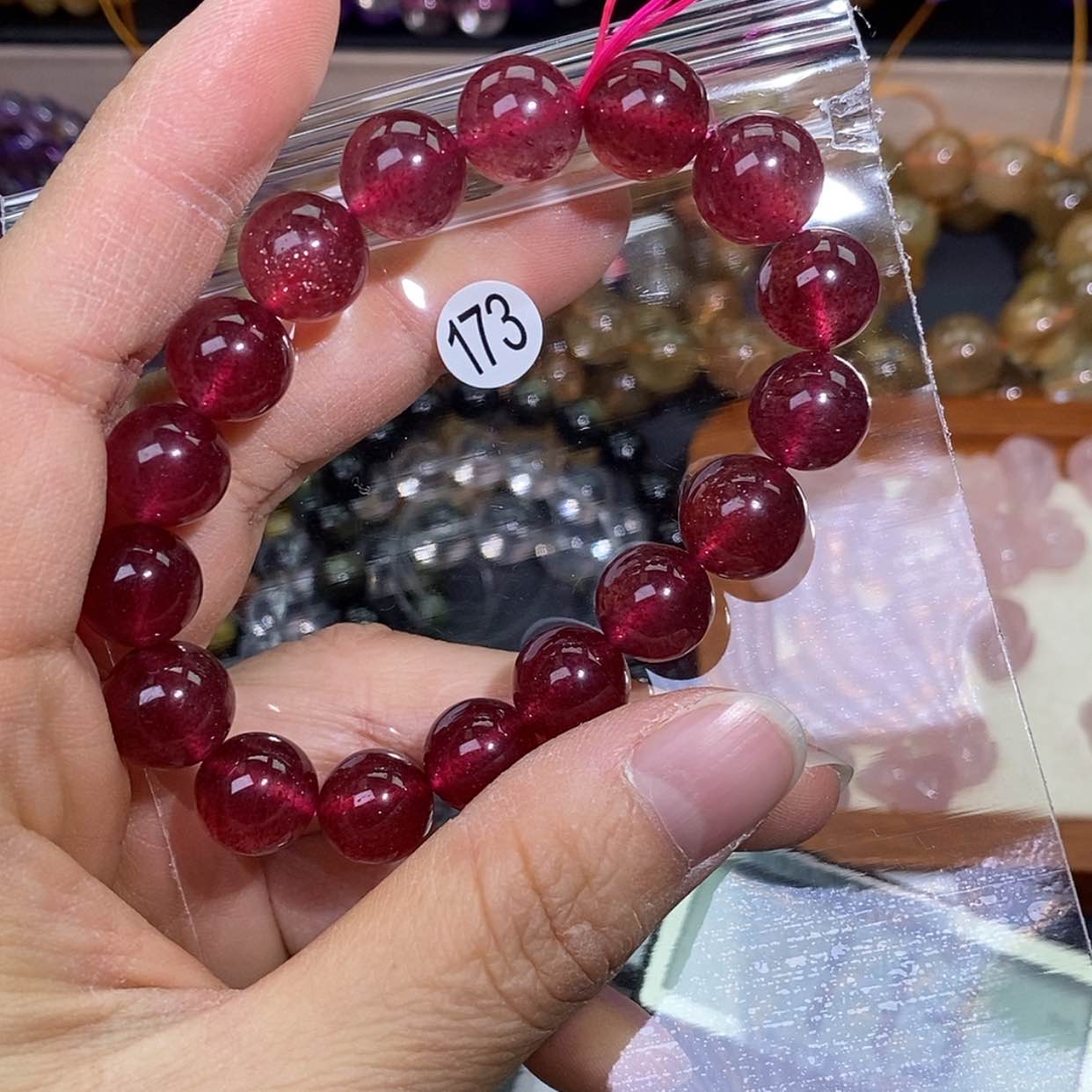 【闪购商品】烟晶手链银S925镶嵌