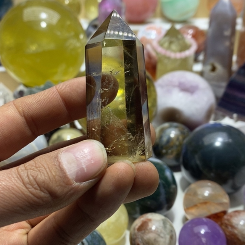 【闪购商品】黄晶摆件未镶嵌