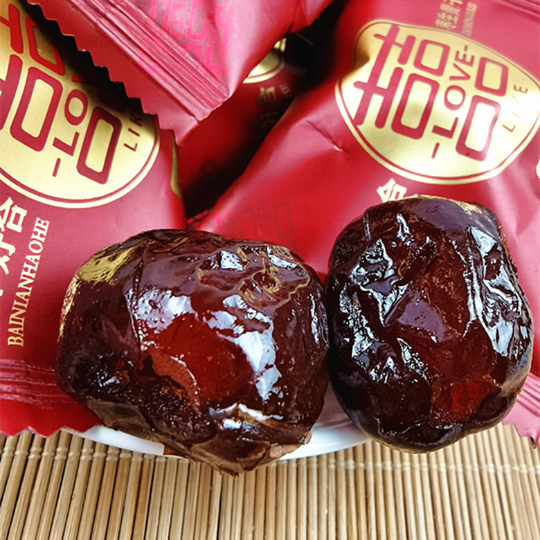 新12月圆漾阿胶枣蜜饯蜜枣无核枣生贵子即食休闲零食500克约40颗