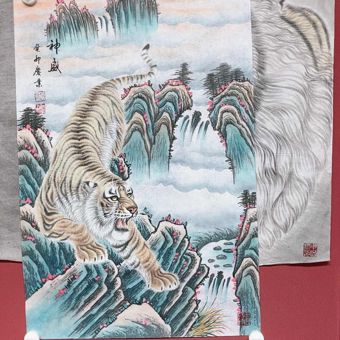 【闪购商品】绘画老虎