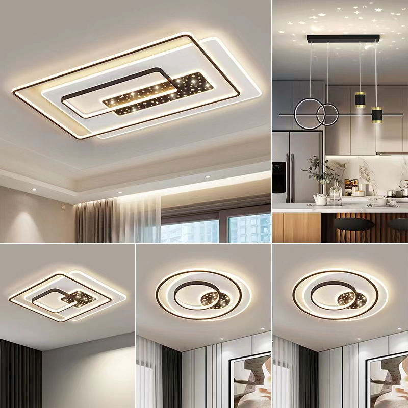 主卧大厅简约现代大气卧室灯2023新款客厅主灯led吸顶灯长方形