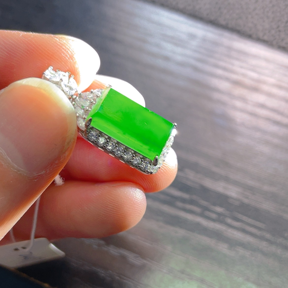 【闪购商品】翡翠颈饰银S925镶嵌41