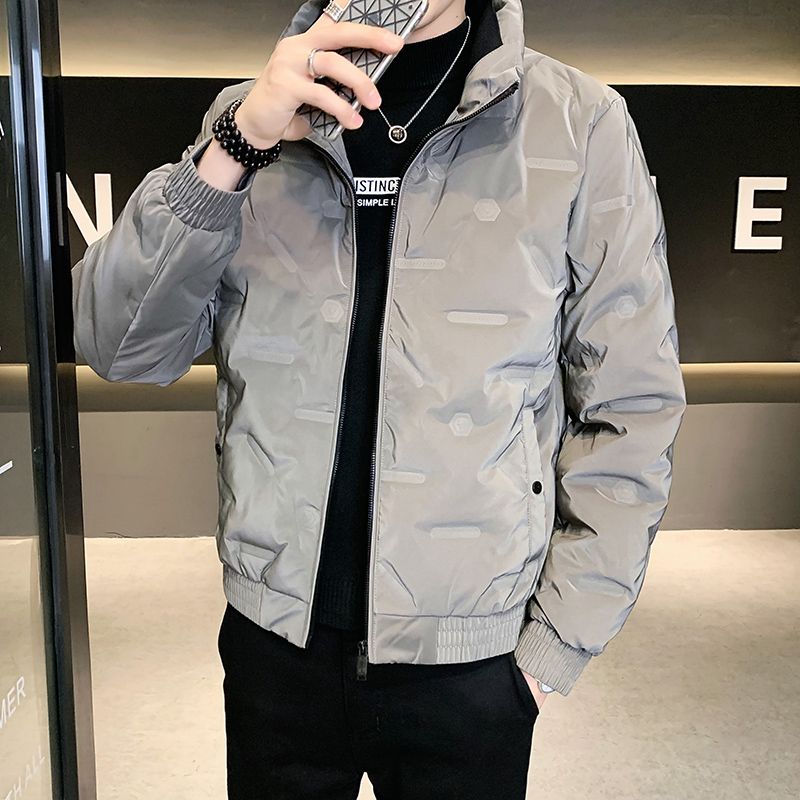 波司澄羽绒服男士冬季2023新款加厚宽松保暖青年帅气短款 男士外