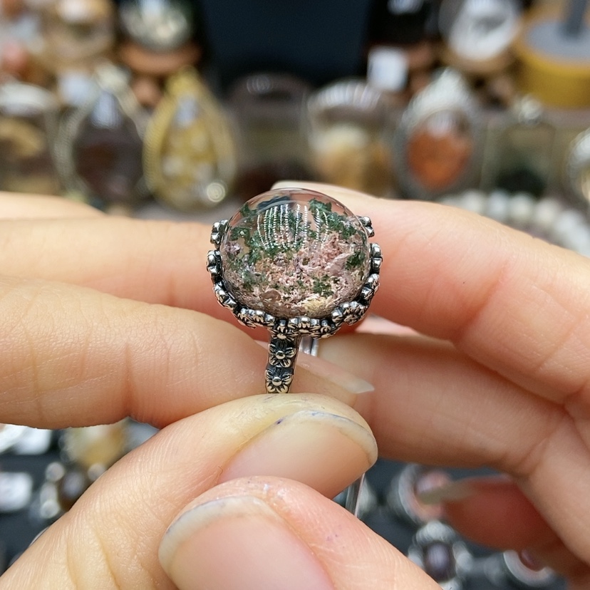【闪购商品】水晶戒指银S925镶嵌(****ɞ