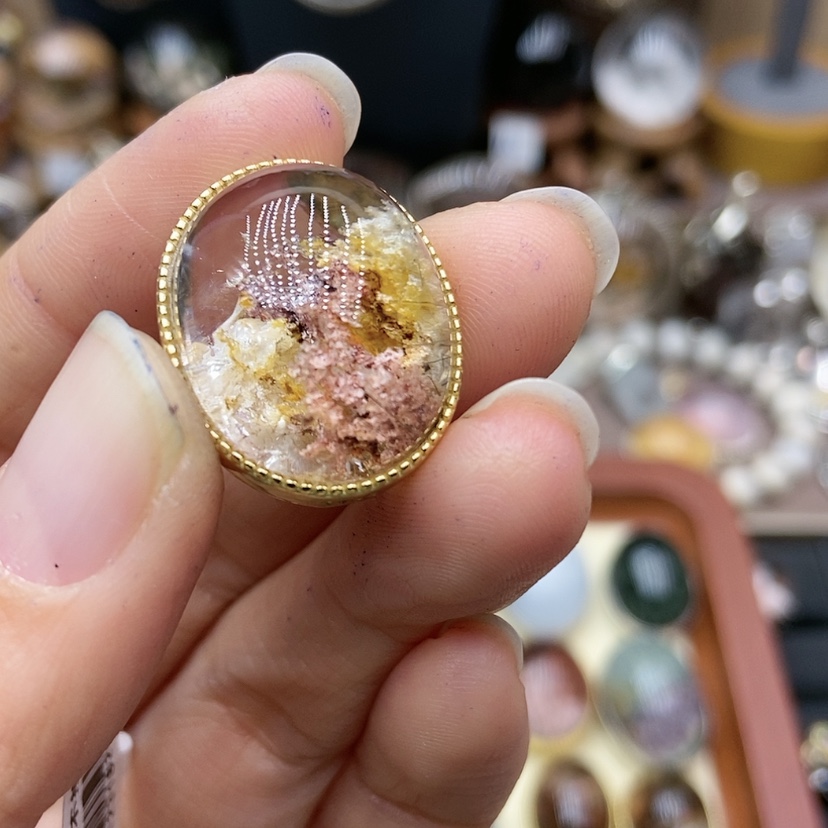 【闪购商品】水晶项链银S925镶嵌红