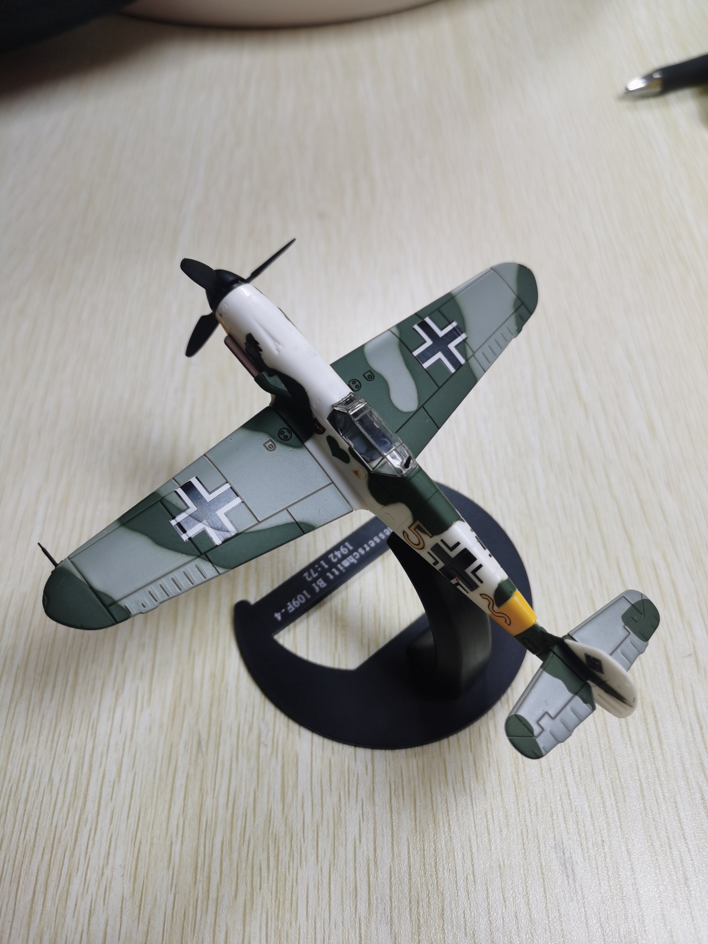 BF109飞机模型 合金