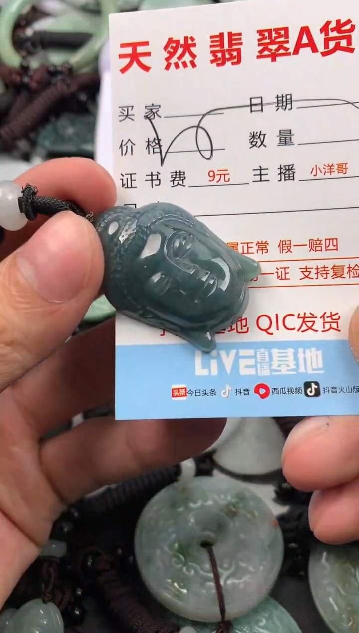 【闪购商品】翡翠颈饰未镶嵌1