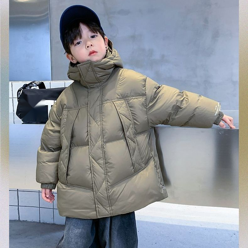 新品新品儿童羽绒服服男童加厚冬装2024新款中大