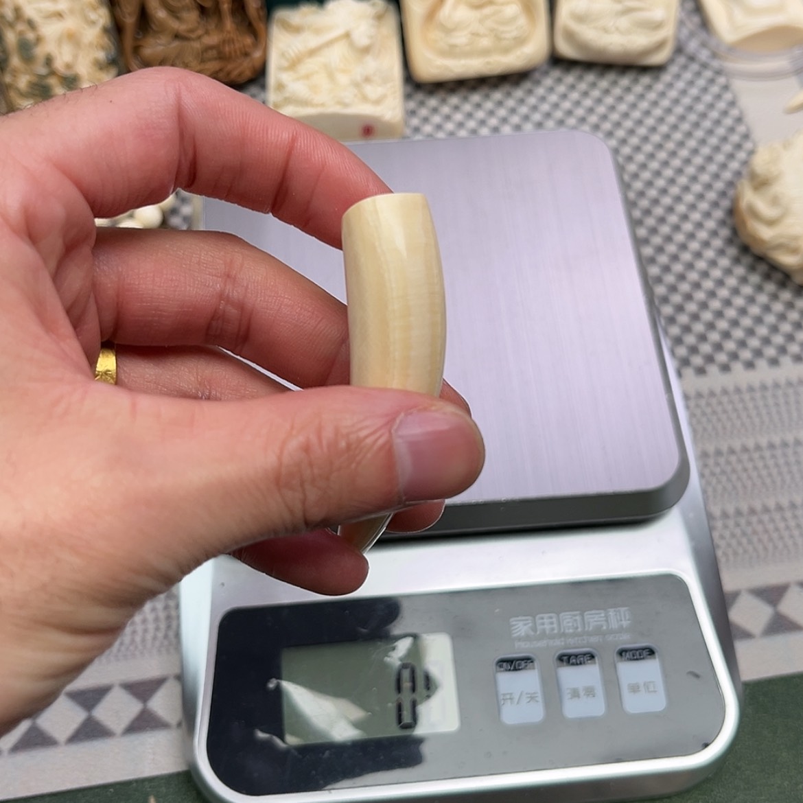 【闪购商品】猛犸牙根雕