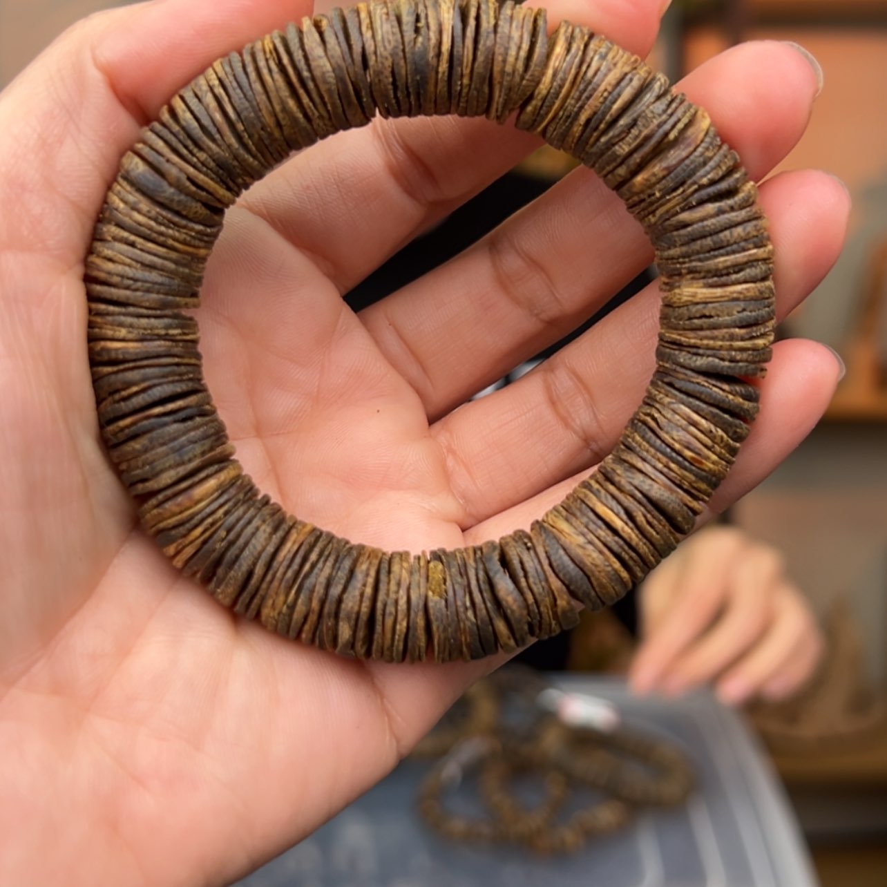 【闪购商品】沉香手串白奇楠红油沉水药片多样性发货一条