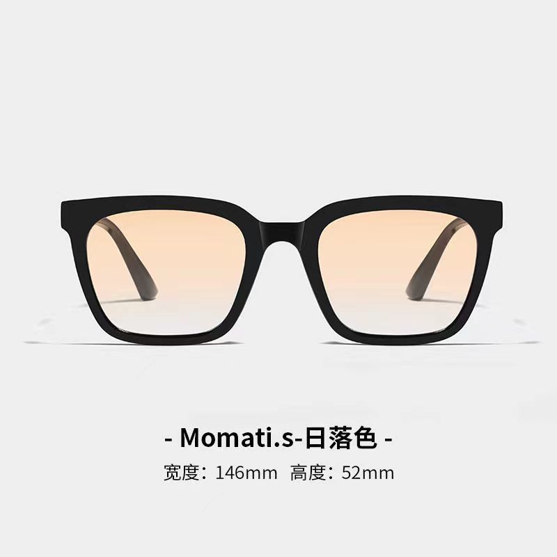 gm茶色墨镜女夏tomy防紫外线太阳眼镜2023新款潮男士开车黄色lang