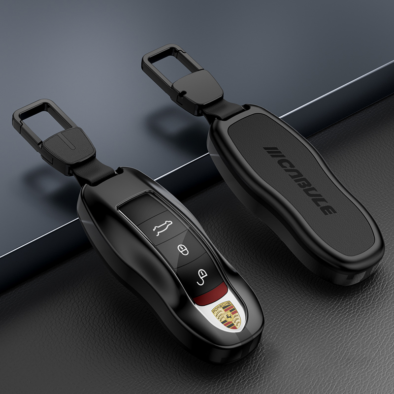 适用2016款保时捷卡宴钥匙套16老款2015/15/2014/14/2013/13/12壳