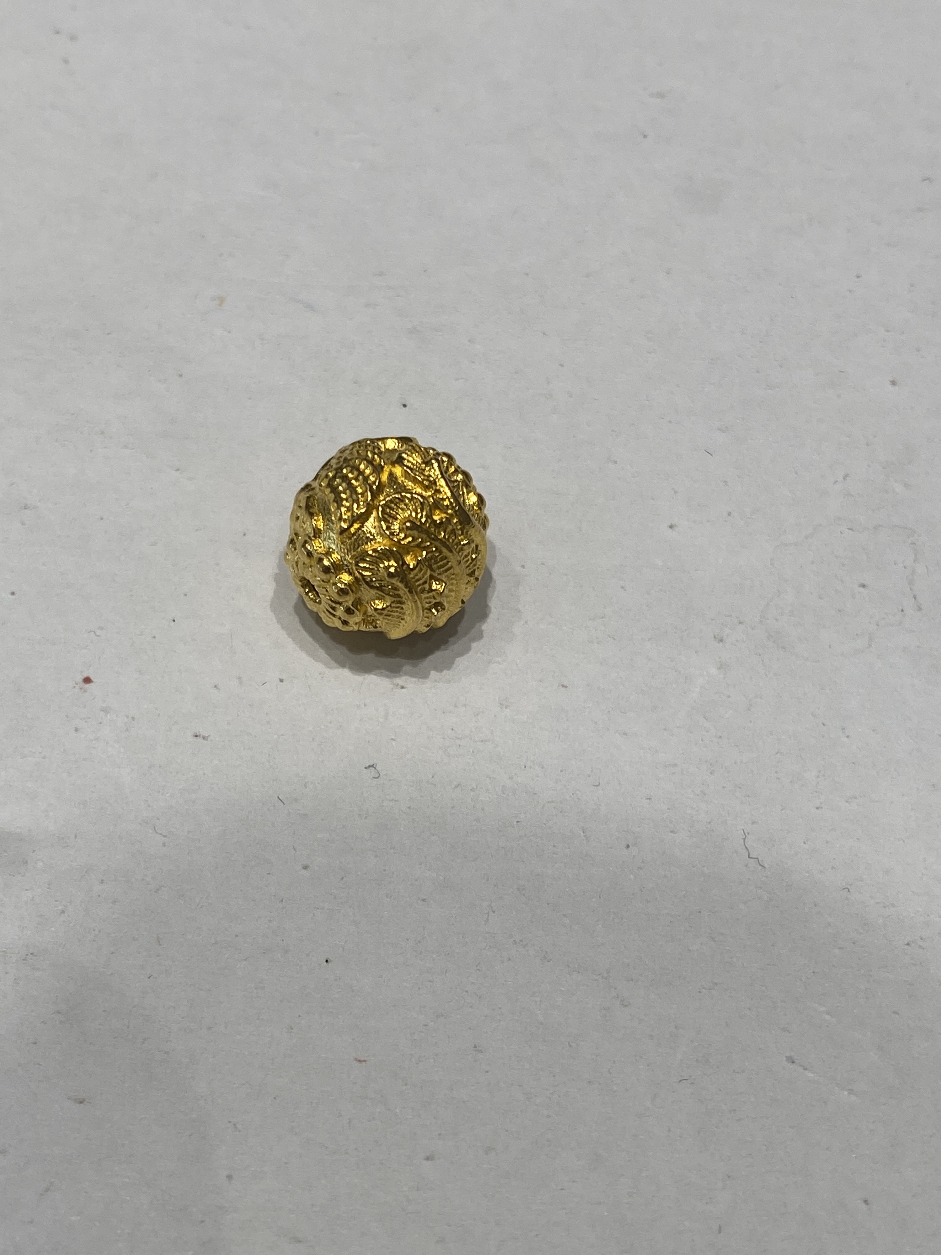 【薇心选】足金凤珠足金吊坠