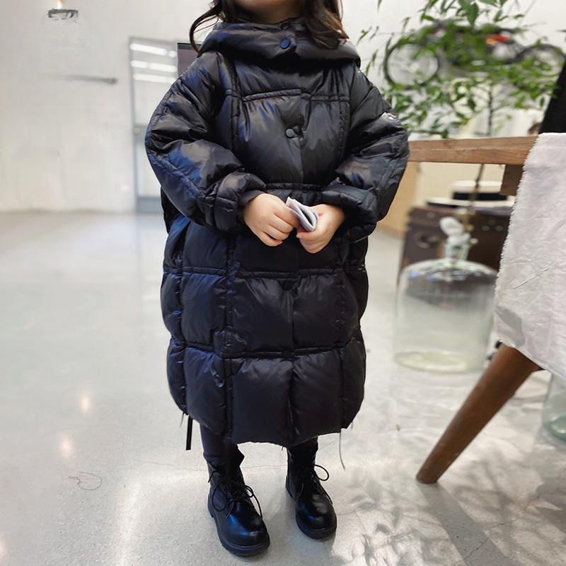 2023新款女童加长服冬季清仓新款冬装衣女孩秋冬外套时尚儿童棉袄
