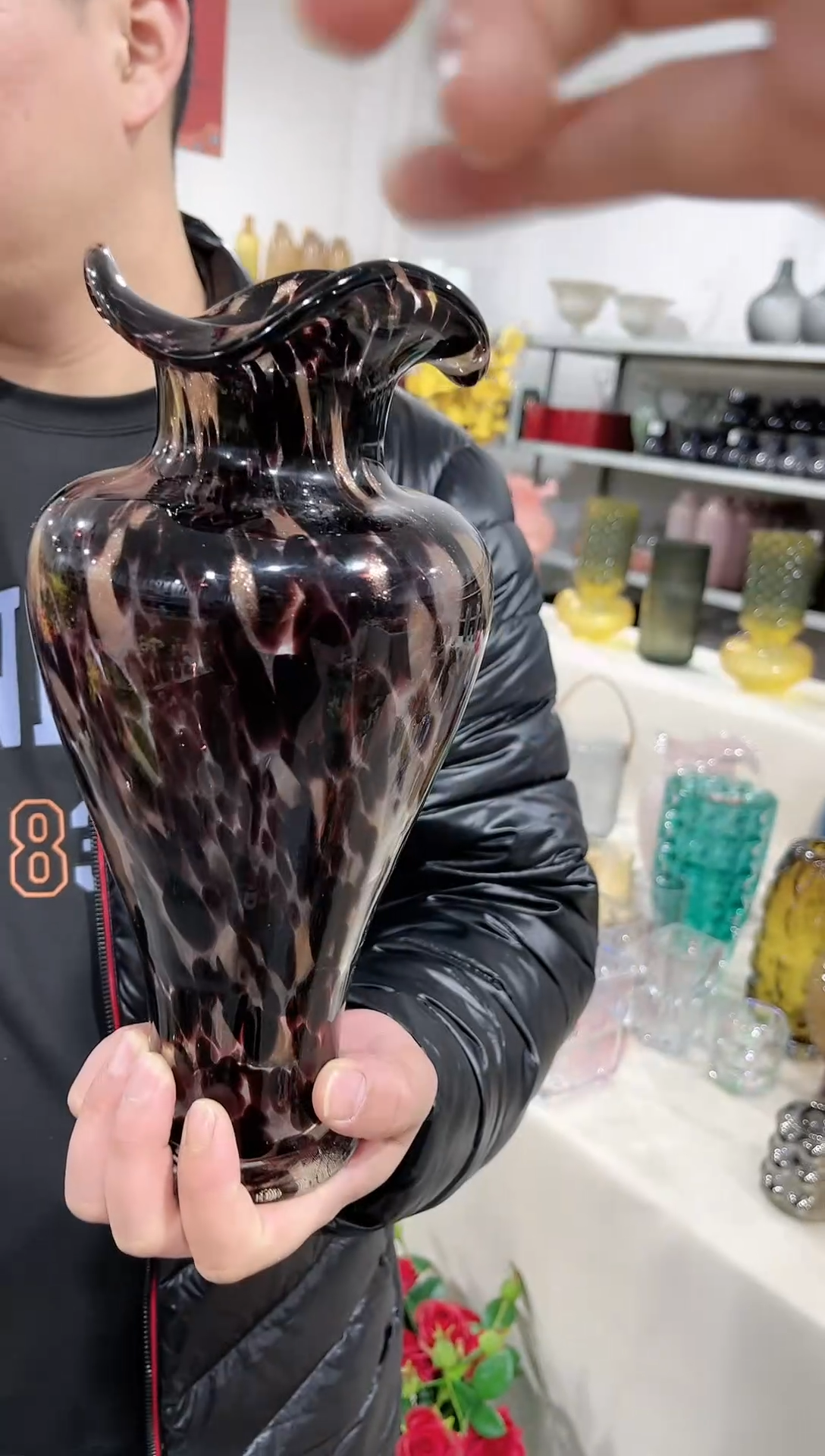 【闪购商品】豹纹撒金美人瓶