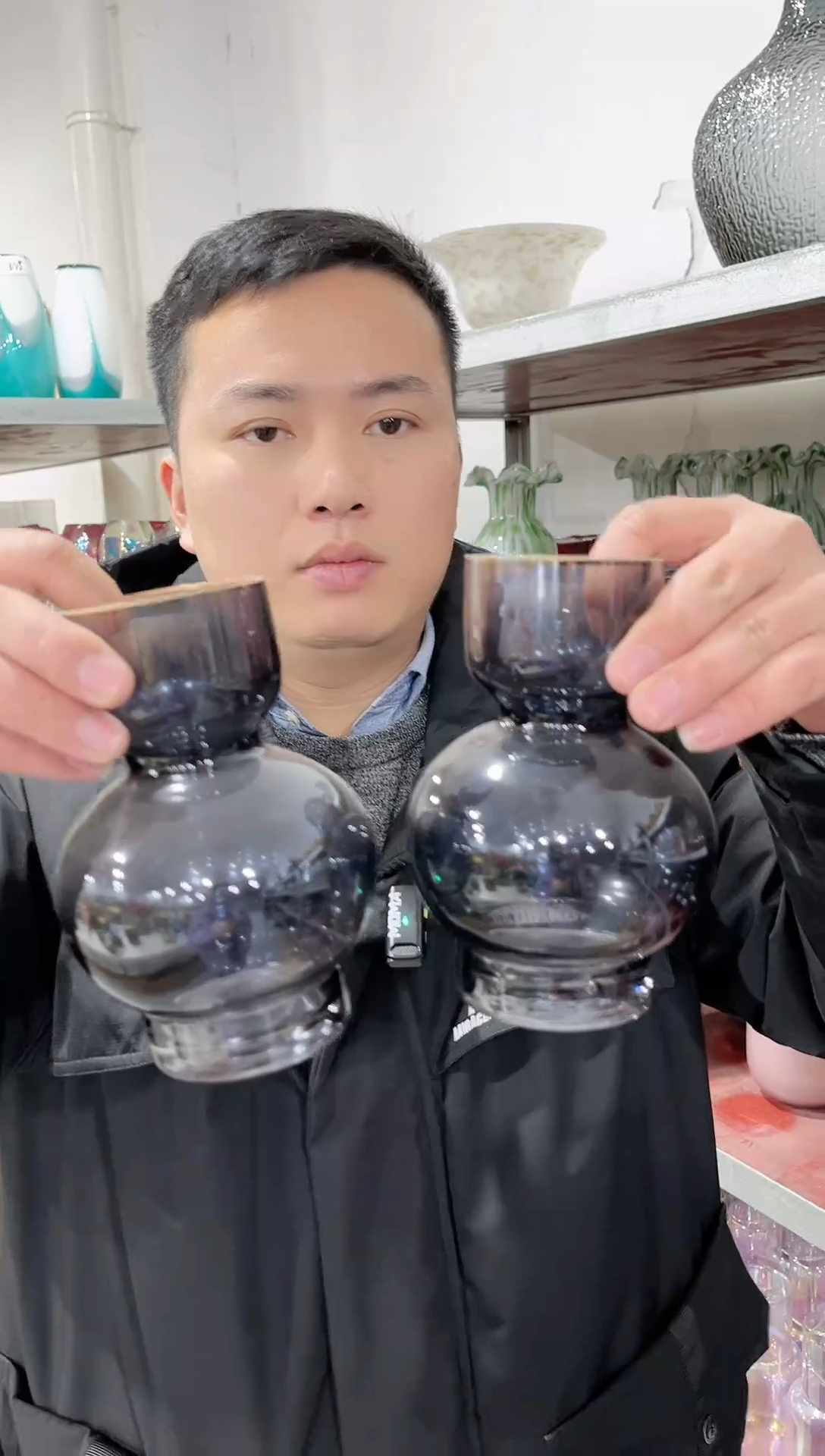 【闪购商品】9.9俩只小号中古花瓶