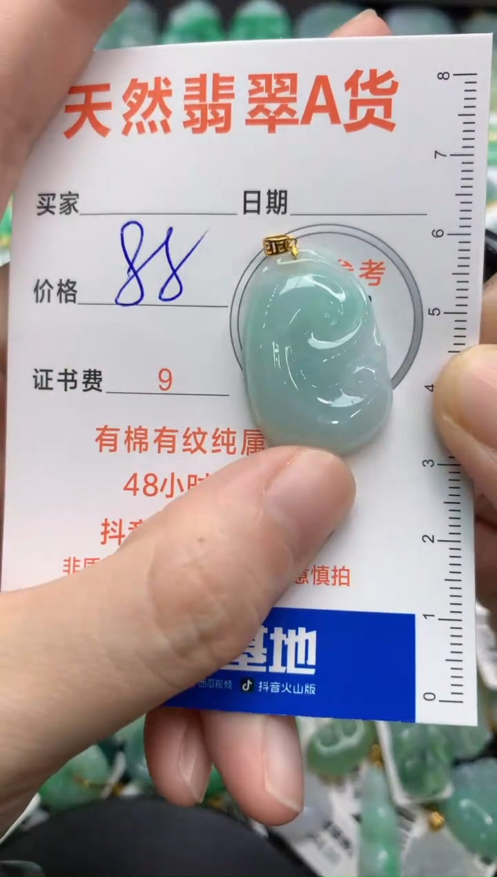 【闪购商品】翡翠颈饰18K金镶嵌41