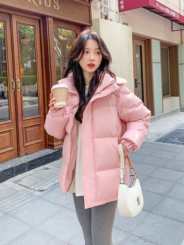 雅鹿羽绒服女短款2023新款加厚白鸭绒情侣宽松中戏冬季外套男小个