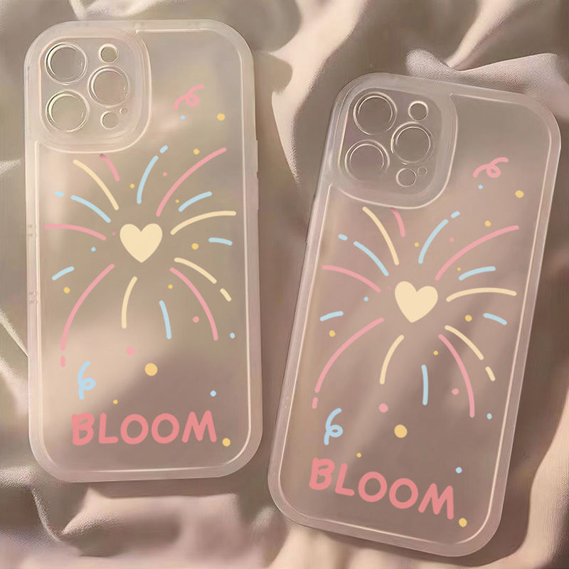 炫彩烟花苹果15ProMax手机壳iPhone14新款13硅胶12简约11软壳X女8
