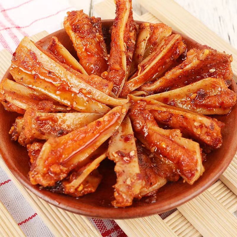 鸡脆骨三角骨麻辣香辣烧烤孜然小吃即食小吃真空包装休闲零食解馋