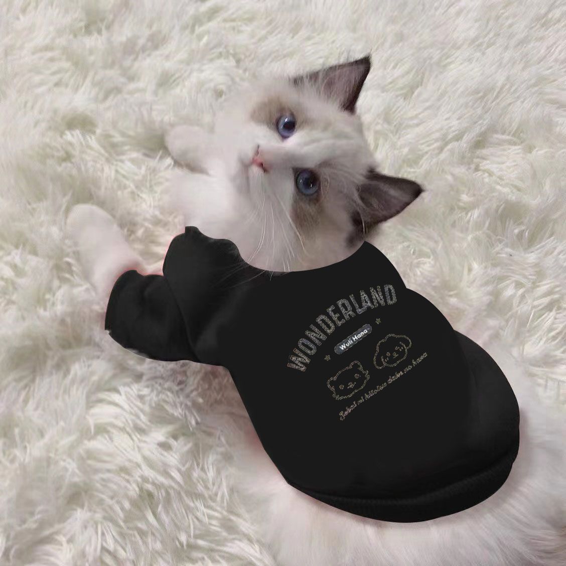 新款保暖卫衣狗狗猫咪衣服小中大犬泰迪比熊宠物春秋冬款服饰用品